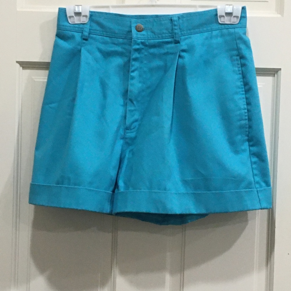 Liz Claiborne cotton turquoise shorts